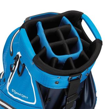 TaylorMade Storm Dry Waterproof Golf Cart Bag - Navy/Royal Blue - main image