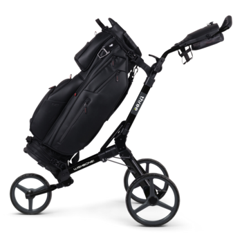 Wishbone Cube Three Golf Push Trolley - Charcoal/Black - main image