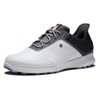 FootJoy Stratos Golf Shoe 2022 - White/Charcoal/Blue jay - main image