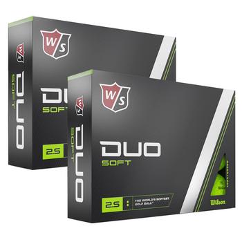 Wilson Staff Duo Soft Golf Balls - 2 Dozen - Green - main image