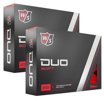 Wilson Staff Duo Soft Golf Balls - 2 Dozen - Red - main image