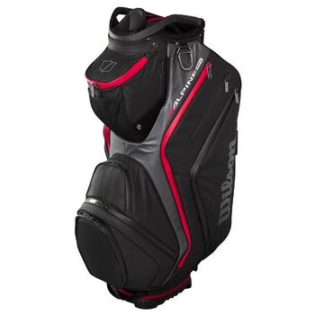 Wilson Alpine Dry Waterproof Golf Cart Bag - Black/Grey/Red
