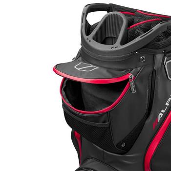 Wilson Alpine Dry Waterproof Golf Cart Bag - Black/Grey/Red - main image
