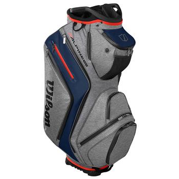 Wilson Alpine Dry Waterproof Golf Cart Bag - Navy/Grey/Red - main image