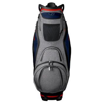 Wilson Alpine Dry Waterproof Golf Cart Bag - Navy/Grey/Red - main image