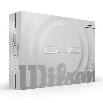 Wilson Duo Soft TRK360 Golf Balls - White/Green