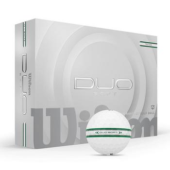 Wilson Duo Soft TRK360 Golf Balls - White/Green - main image
