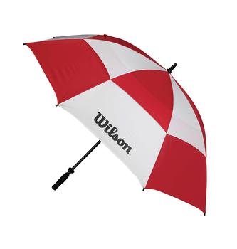 Wilson 62'' Double Canopy Golf Umbrella Red/White 