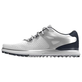 Under Armour Womens Charged Breathe Spikeless Golf Shoes - White/Academy Blue - main image