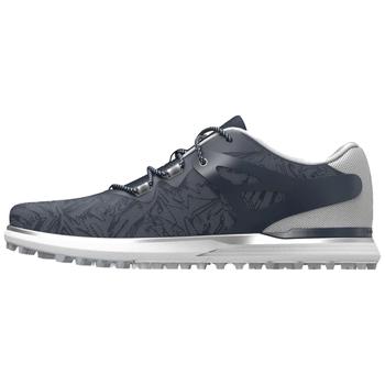 Under Armour Womens Charged Breathe Spikeless TE Golf Shoes - Navy/Metallic Silver - main image