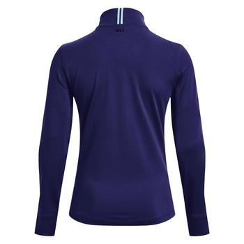 Under Armour Womens Playoff 1/4 Zip Golf Sweater - Sonar Blue - main image