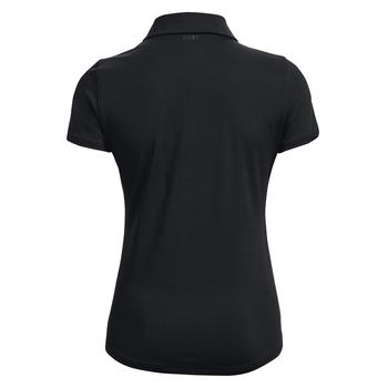 Under Armour Womens Playoff Short Sleeve Golf Polo - Black - main image