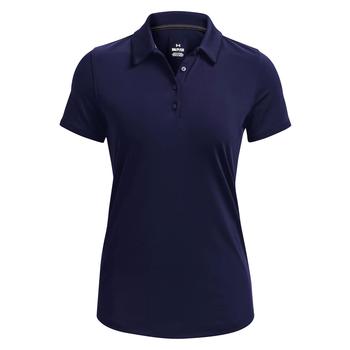 Under Armour Womens Playoff Short Sleeve Golf Polo - Midnight Navy Ladies X  Small Navy
