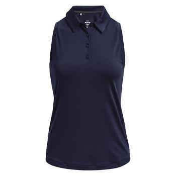 Gold Gear Direct - Under Armour Womens Playoff Sleeveless Golf Polo - Midnight Navy
