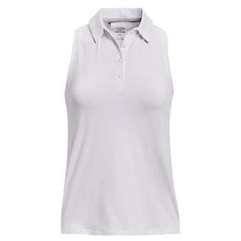 Gold Gear Direct - Under Armour Womens Playoff Sleeveless Golf Polo - White