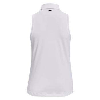 Under Armour Womens Playoff Sleeveless Golf Polo - White - main image