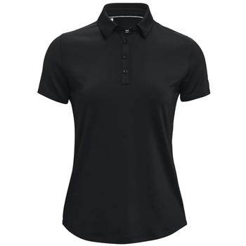 Under Armour Womens Zinger Short Sleeve Polo Shirt - Black/Silver - main image