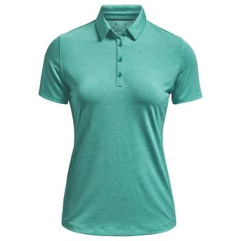 Under Armour Womens Zinger Short Sleeve Golf Polo Shirt - Neptune/Silver - main image