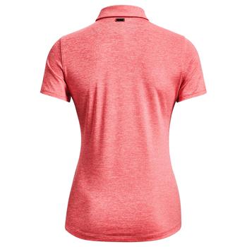 Under Armour Womens Zinger Short Sleeve Golf Polo Shirt - Vermillion