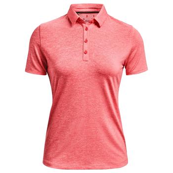 Under Armour Womens Zinger Short Sleeve Golf Polo Shirt - Vermillion - main image