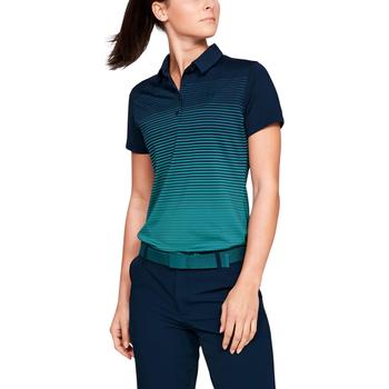 Under Armour Womens Zinger Short Sleeve Novelty Polo - Navy model - main image