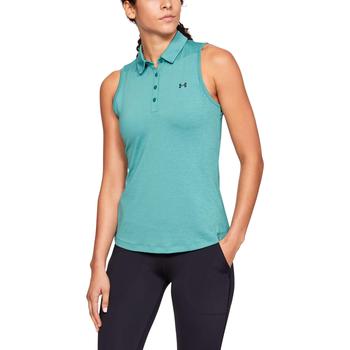  Under Armour Womens Zinger Sleeveless Polo - Blue 416 model - main image