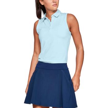 Under Armour Womens Zinger Sleeveless Polo - Blue 469 model - main image