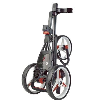 Motocaddy Z1 Golf Push Cart - Charcoal/Red - main image