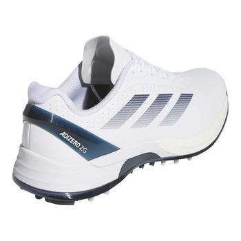 adidas AdiZero FG Golf Shoes - White/Navy - main image