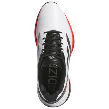 adidas AdiZero FG Golf Shoes - White/Red/Black - main image