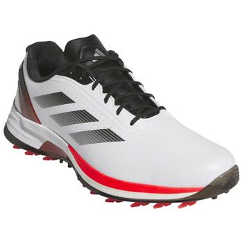 adidas AdiZero FG Golf Shoes - White/Red/Black - main image
