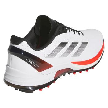 adidas AdiZero FG Golf Shoes - White/Red/Black - main image