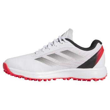 adidas Adizero ZG Junior Golf Shoes - White/Black/Red - main image