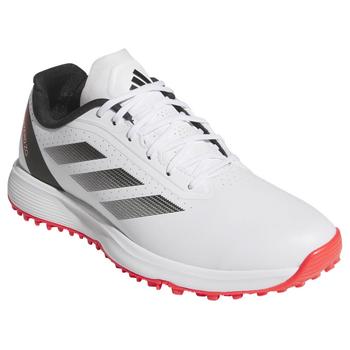 adidas Adizero ZG Junior Golf Shoes - White/Black/Red - main image