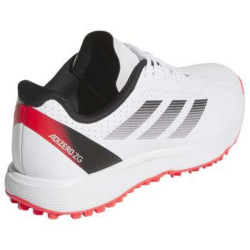 adidas Adizero ZG Junior Golf Shoes - White/Black/Red - main image