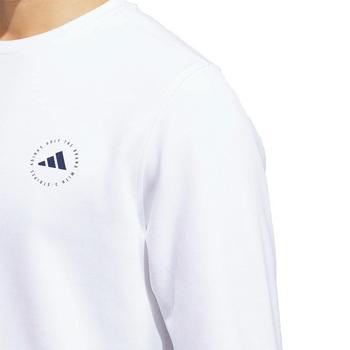 adidas Core Crew Mens Sweatshirt - White - main image