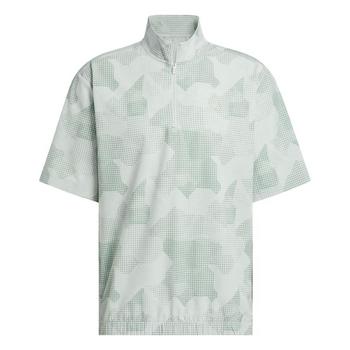 Gold Gear Direct - adidas Go-To DWR Short Sleeve Half Zip Top - Wonder Silver