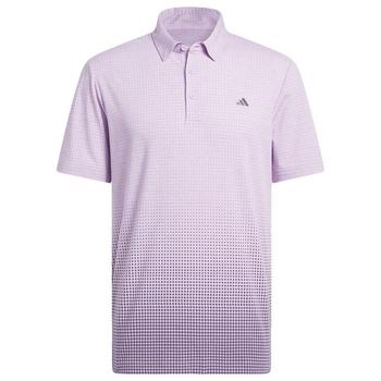 Gold Gear Direct - Go-To Print Mens Polo Shirt -  Powder Plum
