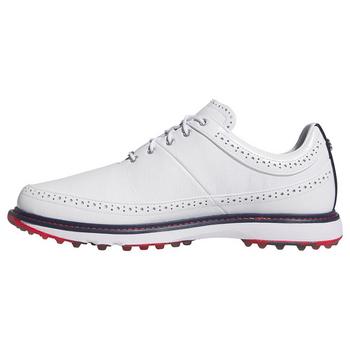 adidas Modern Classic MC80 Golf Shoes - White/Navy/Red - main image