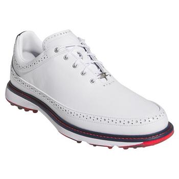 adidas Modern Classic MC80 Golf Shoes - White/Navy/Red - main image