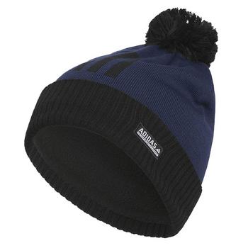 adidas Pom 3 Stripe Beanie - Navy - main image