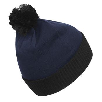 adidas Pom 3 Stripe Beanie - Navy - main image