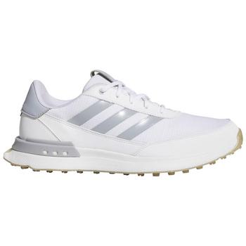 adidas S2G SL 24 Spikeless Golf Shoes - White/Silver/Gum - main image