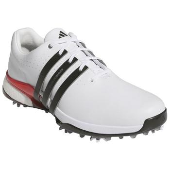 adidas TOUR360 24 Golf Shoes - White/Black/Red - main image