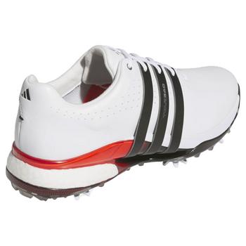 adidas TOUR360 24 Golf Shoes - White/Black/Red - main image