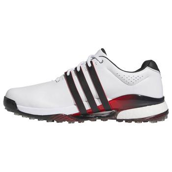 adidas Tour360 25 Spikeless Shoes  - White/Black/Red - main image