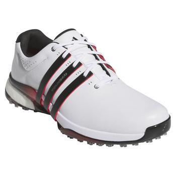 adidas Tour360 25 Spikeless Shoes  - White/Black/Red - main image
