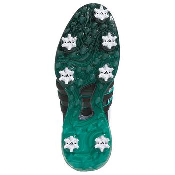 adidas Tour360 Boost Golf Shoes - White/Black/Aurora Ivy - main image