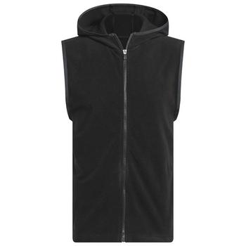 adidas Ultimate Hoodie Golf Vest - Black - main image