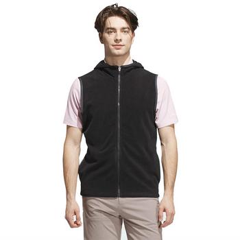 adidas Ultimate Hoodie Golf Vest - Black - main image